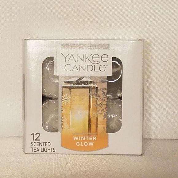 Yankee Candle Tea Lights Winter Glow Box of 12 - Picture 1 of 3